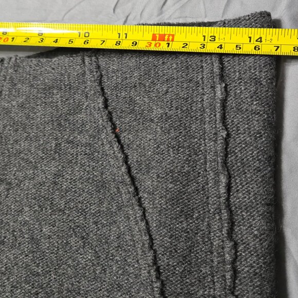 Stile Benetton Size Small Womens Gray Italian Wool Skirt - Picture 5 of 6